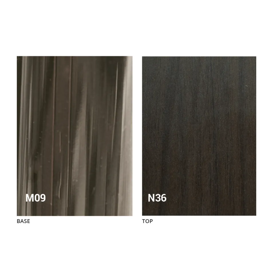 طاولة قهوة عصرية قابلة للتحويل مصنوعة من الخشب والمعدن في إيطاليا - غابري Viadurini