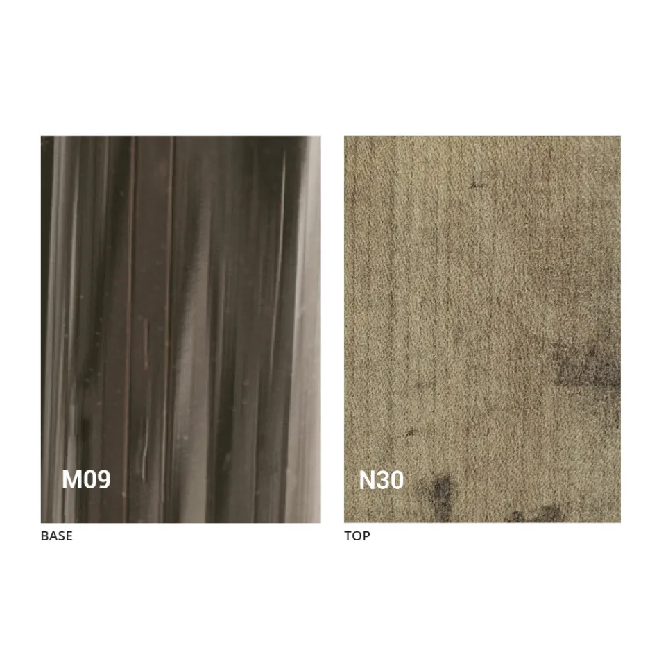 طاولة قهوة عصرية قابلة للتحويل مصنوعة من الخشب والمعدن في إيطاليا - غابري Viadurini