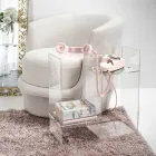 طاولة أريكة من زجاج شبكي شفاف أو دخاني، صنع في إيطاليا - جاني Viadurini