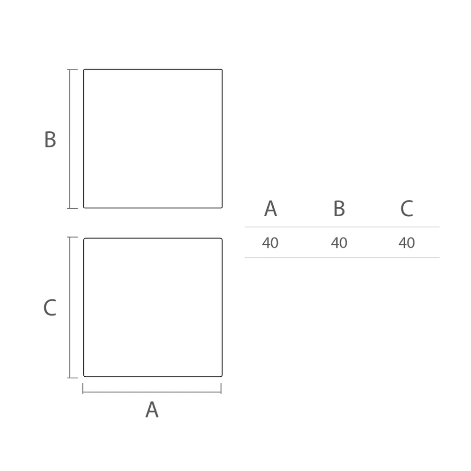 طاولة قهوة خارجية مشرقة مصنوعة من البولي إيثيلين الأبيض في إيطاليا - Derti Viadurini