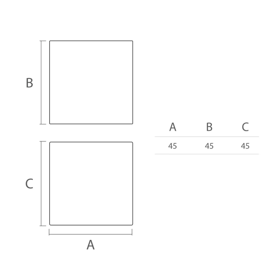 طاولة قهوة خارجية مشرقة مصنوعة من البولي إيثيلين الأبيض في إيطاليا - Derti Viadurini
