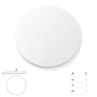 قاعدة طاولة قهوة للحديقة مصنوعة من البولي إيثيلين وسطح HPL، صنع في إيطاليا - لوسي Viadurini