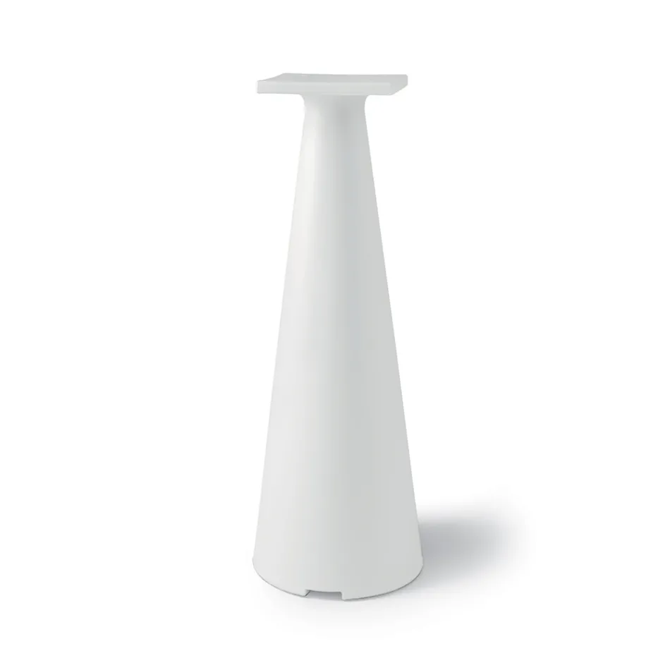 قاعدة طاولة قهوة للحديقة مصنوعة من البولي إيثيلين وسطح HPL، صنع في إيطاليا - لوسي Viadurini