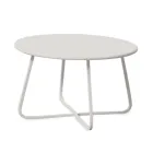 طاولة قهوة للحديقة مصنوعة من الفولاذ المجلفن في إيطاليا - بريين Viadurini