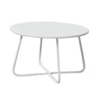 طاولة قهوة للحديقة مصنوعة من الفولاذ المجلفن في إيطاليا - بريين Viadurini