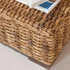 طاولة قهوة للحديقة من ألياف الأباكا الطبيعية - لاجيرثا Viadurini