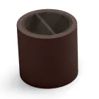 طاولة قهوة للحديقة مصنوعة من البولي إيثيلين مع حاوية، صنعت في إيطاليا - ستراكو Viadurini