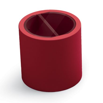 طاولة قهوة للحديقة مصنوعة من البولي إيثيلين مع حاوية، صنعت في إيطاليا - ستراكو Viadurini