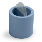 طاولة قهوة للحديقة مصنوعة من البولي إيثيلين مع حاوية، صنعت في إيطاليا - ستراكو Viadurini