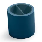 طاولة قهوة للحديقة مصنوعة من البولي إيثيلين مع حاوية، صنعت في إيطاليا - ستراكو Viadurini