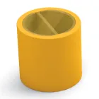 طاولة قهوة للحديقة مصنوعة من البولي إيثيلين مع حاوية، صنعت في إيطاليا - ستراكو Viadurini