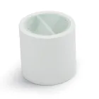 طاولة قهوة للحديقة مصنوعة من البولي إيثيلين مع حاوية، صنعت في إيطاليا - ستراكو Viadurini