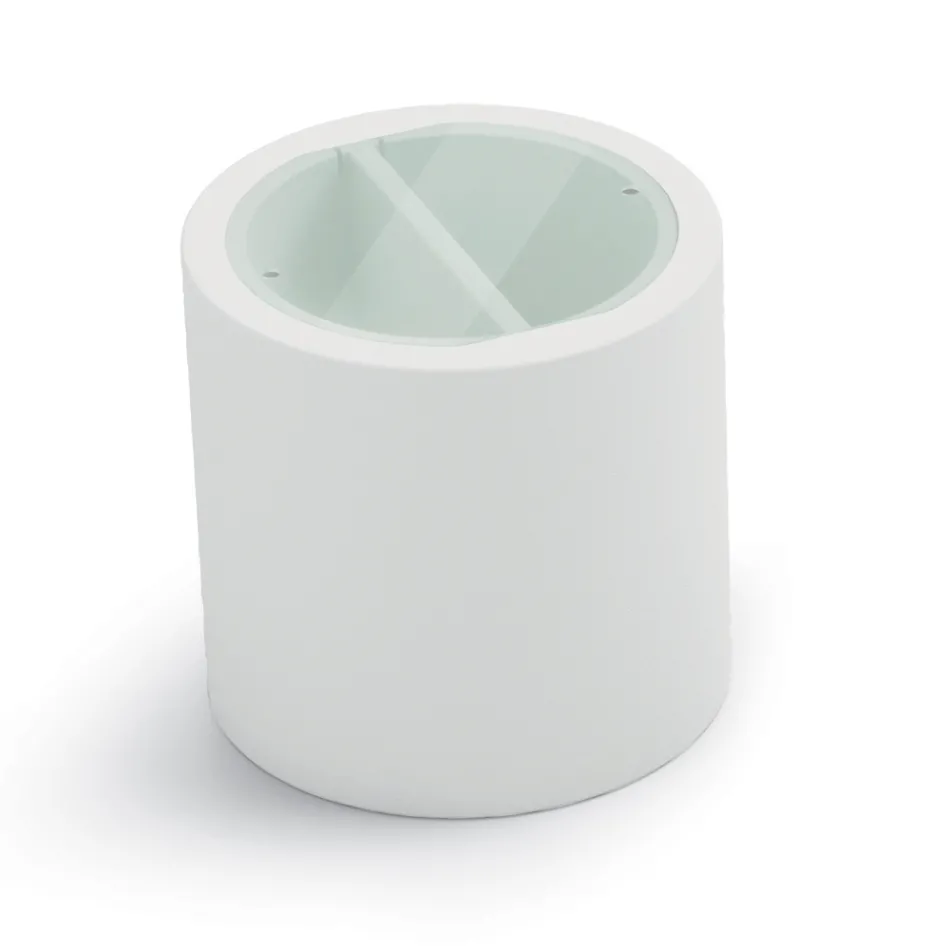 طاولة قهوة للحديقة مصنوعة من البولي إيثيلين مع حاوية، صنعت في إيطاليا - ستراكو Viadurini