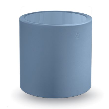 طاولة قهوة دائرية للحديقة مصنوعة من البولي إيثيلين الملون، صنعت في إيطاليا - نومي Viadurini