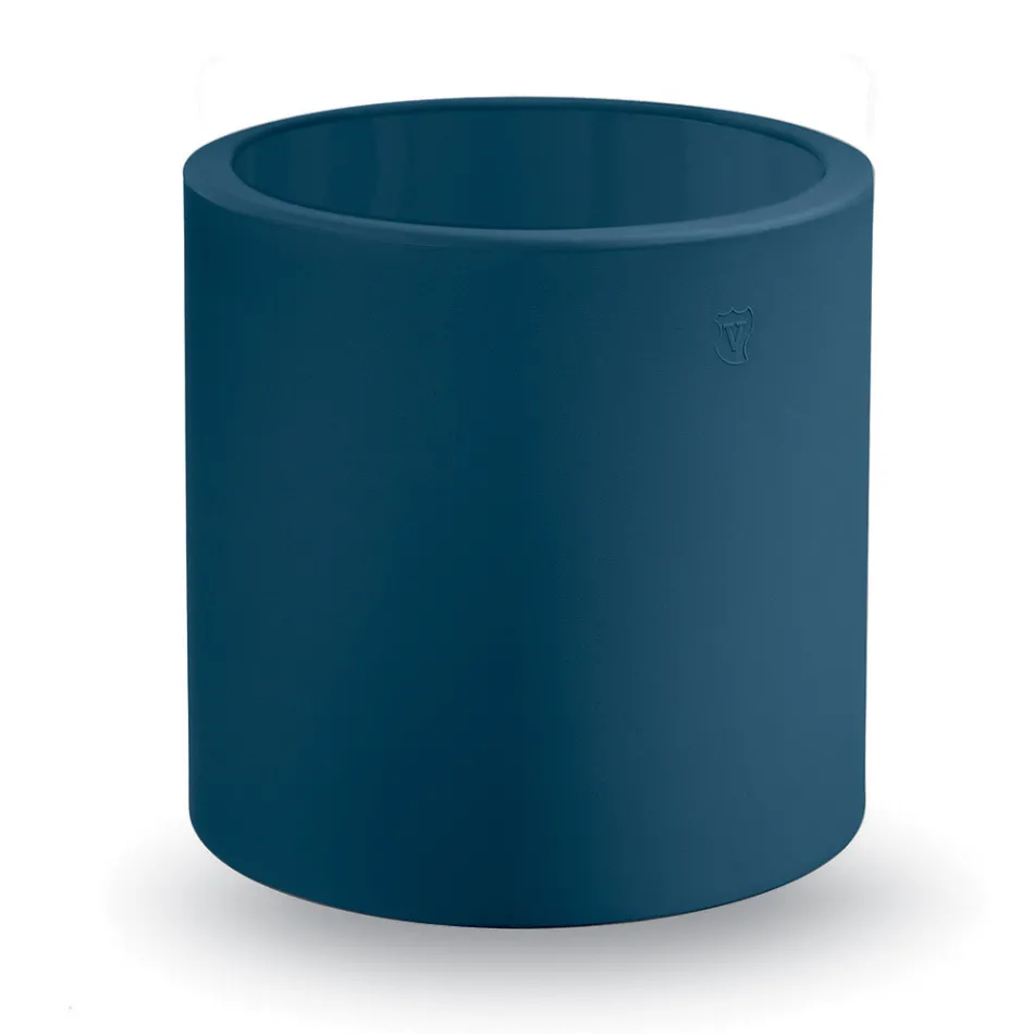 طاولة قهوة دائرية للحديقة مصنوعة من البولي إيثيلين الملون، صنعت في إيطاليا - نومي Viadurini