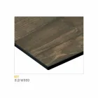 طاولة قهوة ذات سطح دائري من ألواح HPL مغلفة، صنع في إيطاليا - مينا Viadurini