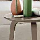 طاولة قهوة لغرفة المعيشة بسطح دائري من خشب MDF مطلي بالورنيش، صنع في إيطاليا، ثمين - توبيكو Viadurini