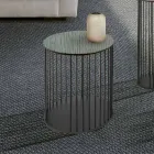 طاولة قهوة ذات سطح خشبي دائري، صنع في إيطاليا - مونتيبيانكو Viadurini