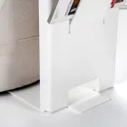 طاولة قهوة مع رف مجلات من زجاج شبكي، صنع في إيطاليا - بيل Viadurini