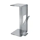 طاولة قهوة مع رف مجلات من زجاج شبكي، صنع في إيطاليا - بيل Viadurini