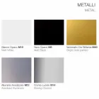 طاولة قهوة من الكريستال الشفاف للغاية والمعدن، صنع في إيطاليا - ليفينو Viadurini