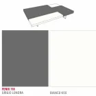 طاولة قهوة فينيكس بأرجل شفافة مصنوعة في إيطاليا - جاستن Viadurini