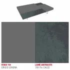 طاولة قهوة فينيكس بأرجل شفافة مصنوعة في إيطاليا - جاستن Viadurini