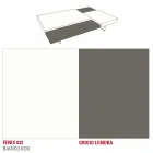 طاولة قهوة فينيكس بأرجل شفافة مصنوعة في إيطاليا - جاستن Viadurini