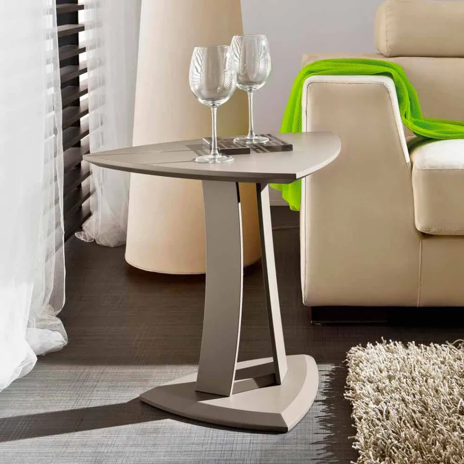 طاولة قهوة من خشب إم دي إف مطلي، صنع في إيطاليا، عالية الجودة - ليزا Viadurini