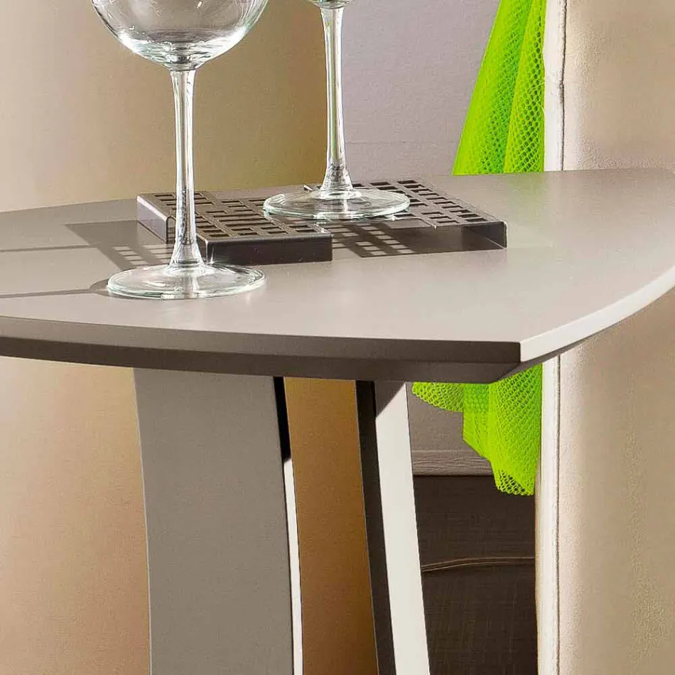 طاولة قهوة من خشب إم دي إف مطلي، صنع في إيطاليا، عالية الجودة - ليزا Viadurini