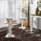 طاولة قهوة من خشب إم دي إف مطلي، صنع في إيطاليا، عالية الجودة - ليزا Viadurini