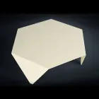 طاولة قهوة معدنية مقطوعة بالليزر Viadurini