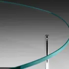 طاولة قهوة عصرية بسطح زجاجي، صنع في إيطاليا - سينسي Viadurini