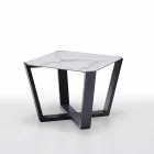 طاولة قهوة عصرية من خشب الجرجير والزان، صنعت في إيطاليا - تيتانيك Viadurini