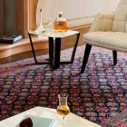 طاولة قهوة عصرية من خشب الجرجير والزان، صنعت في إيطاليا - تيتانيك Viadurini