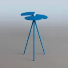 طاولة قهوة عصرية بتصميم أصلي من ورق ملون - ليدي باغ Viadurini