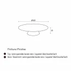 طاولة قهوة معاصرة لغرفة المعيشة مصنوعة من خشب الصنوبر الأسود المطلي بالورنيش من ليلي Viadurini