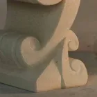 غرفة من خشب البلوط المعتم مع زجاج وكريستال بتصميم Aracne-S Viadurini