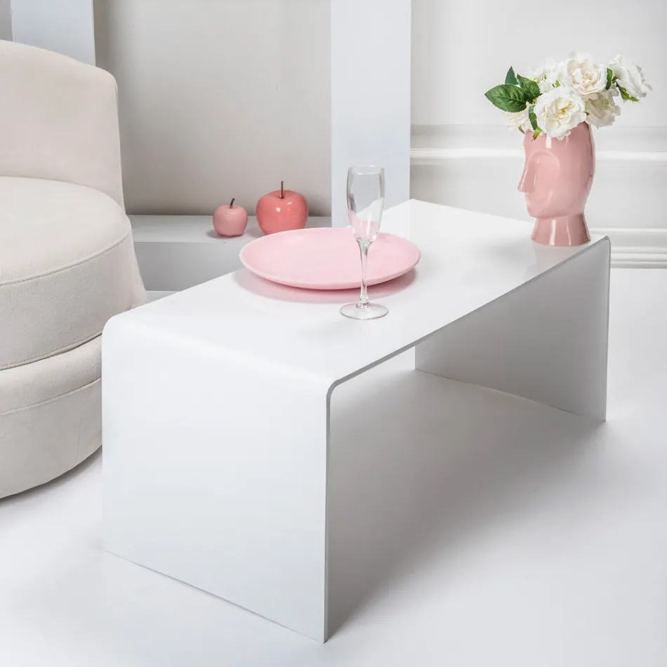 طاولة قهوة مصنوعة من زجاج شبكي صنع في إيطاليا - ياسمين Viadurini