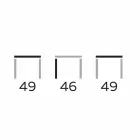 طاولة قهوة بتصميم دائري من الفخار وخشب الرماد، صنع في إيطاليا - بيرينغ Viadurini