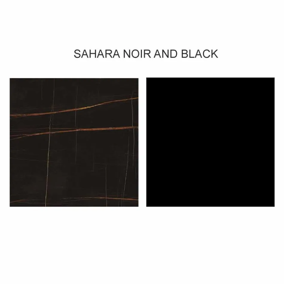 طاولة قهوة بتصميم دائري من الفخار وخشب الرماد، صنع في إيطاليا - بيرينغ Viadurini