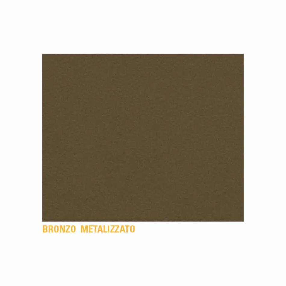 طاولة قهوة دائرية فاخرة من المعدن المطلي، صنع في إيطاليا - مينا Viadurini