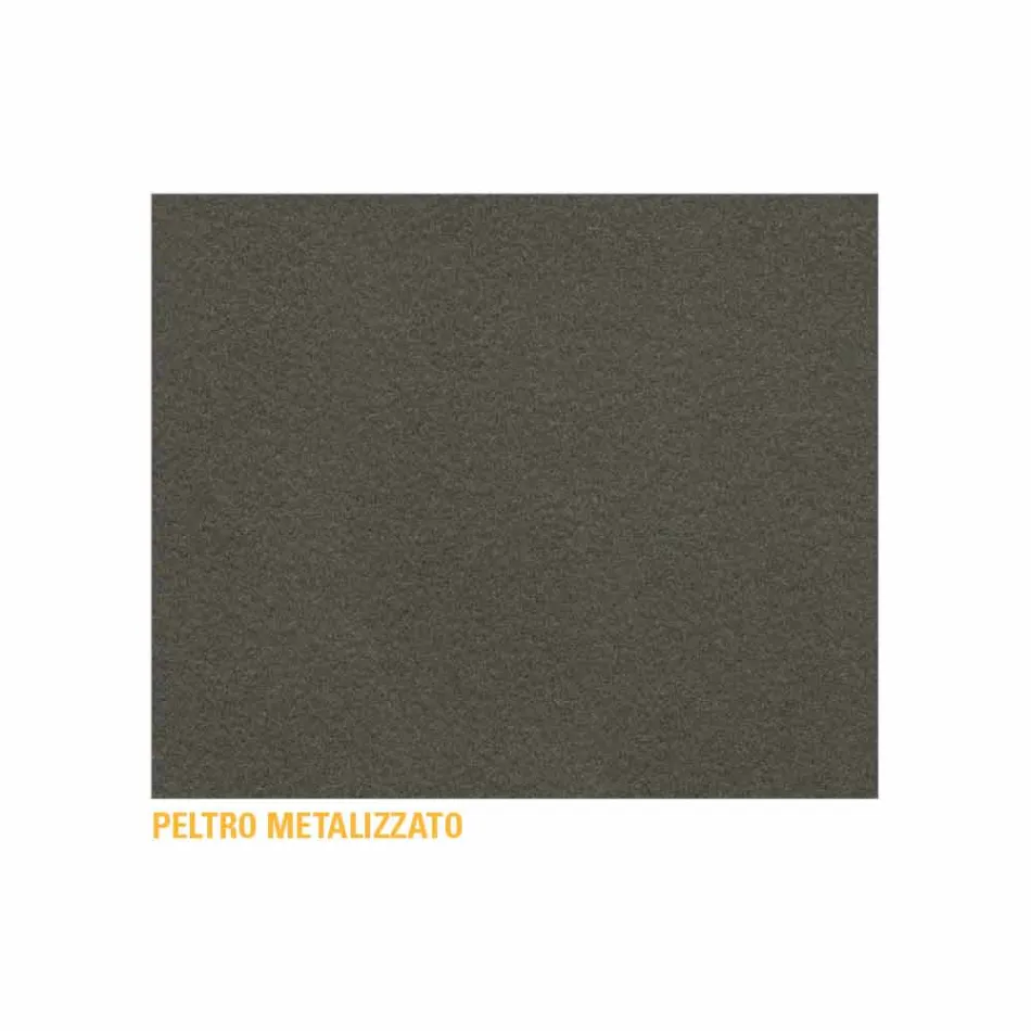 طاولة قهوة دائرية فاخرة من المعدن المطلي، صنع في إيطاليا - مينا Viadurini