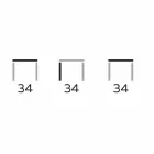 طاولة قهوة مستديرة من الخشب المطلي باللونين الأسود والرمادي، صنعت في إيطاليا - شتوتغارت Viadurini