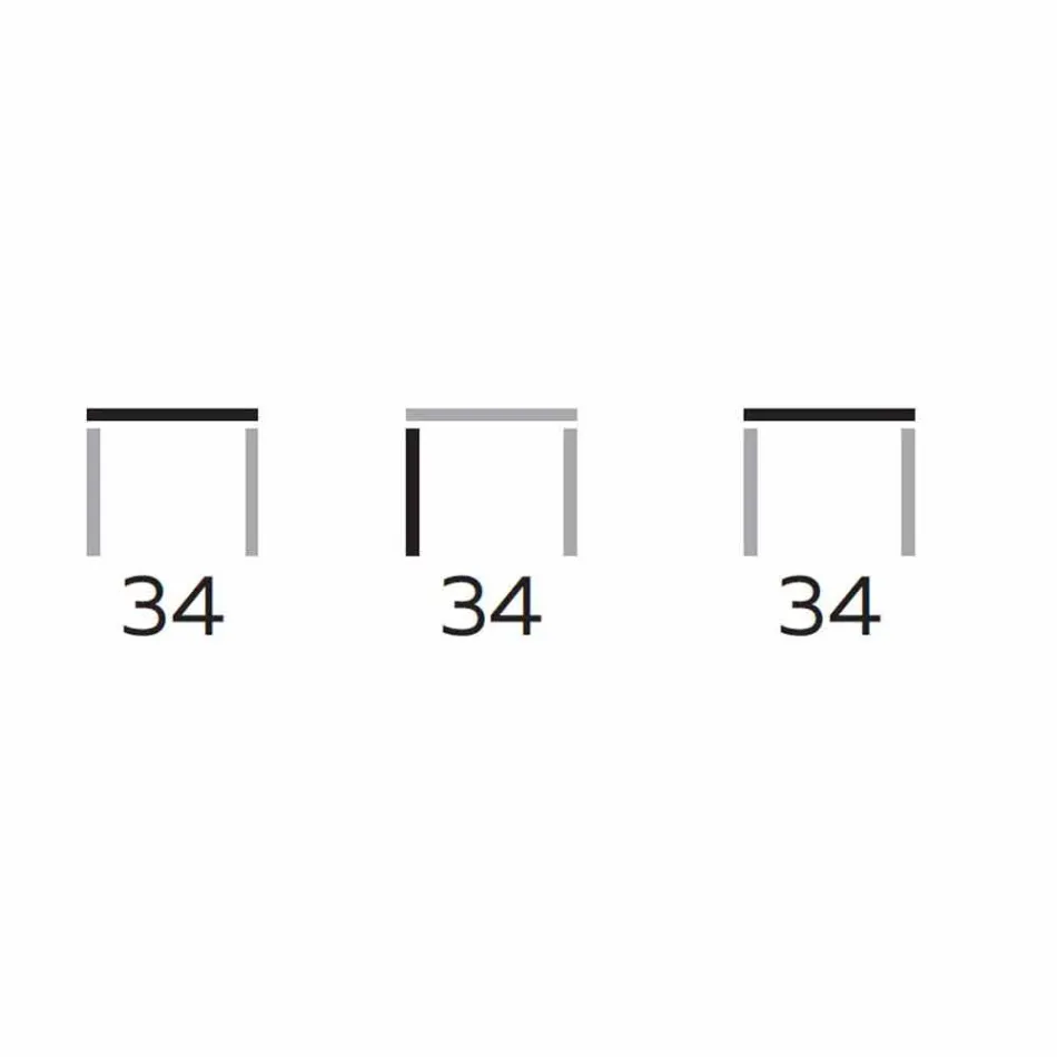 طاولة قهوة مستديرة من الخشب المطلي باللونين الأسود والرمادي، صنعت في إيطاليا - شتوتغارت Viadurini