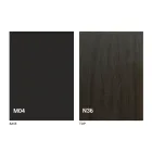 طاولة محولة مصنوعة من الخشب والفولاذ في إيطاليا - ديميترو Viadurini