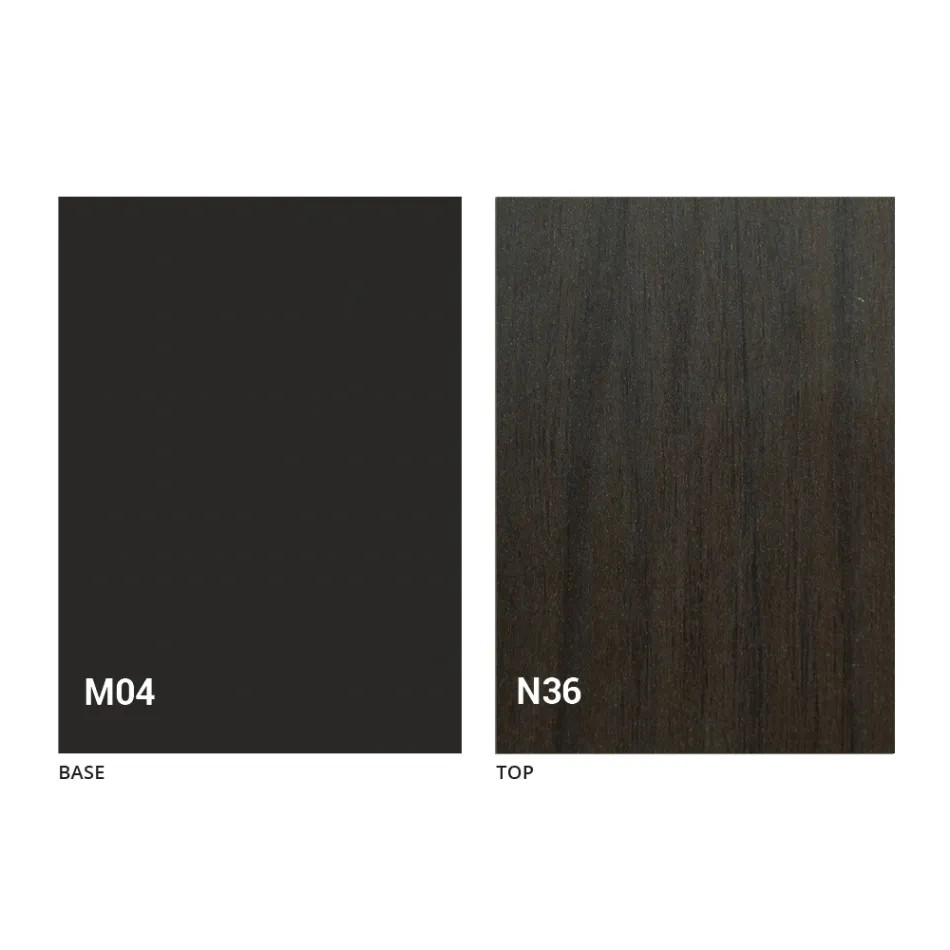 طاولة محولة مصنوعة من الخشب والفولاذ في إيطاليا - ديميترو Viadurini