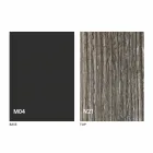 طاولة قهوة قابلة للتحويل مصنوعة من الخشب والفولاذ في إيطاليا - ديميترو Viadurini