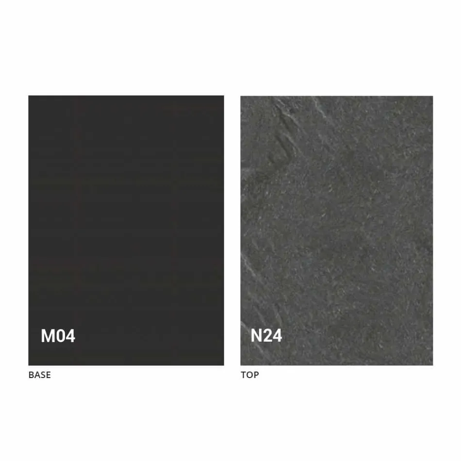 طاولة قهوة قابلة للتحويل مصنوعة من الخشب والفولاذ في إيطاليا - ديميترو Viadurini