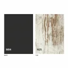 طاولة قهوة قابلة للتحويل مصنوعة من الخشب والفولاذ في إيطاليا - ديميترو Viadurini